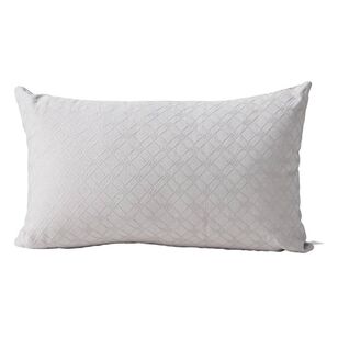 Elysian Dorchester Bed Cushion 30x50cm White 30 x 50 cm