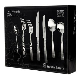 Stanley Rogers Victoria 42-Piece 18/10 Cutlery Set