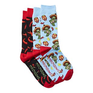 Mitch Dowd Men's Fiesta and Chillis Sock 2 Pack
