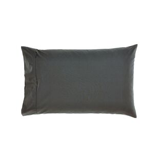 Linen House 300 Thread Count 48x73cm Standard Pillowcase Charcoal Standard