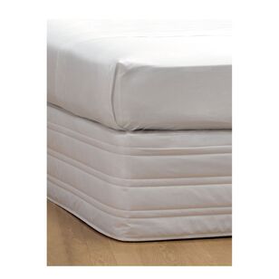 Linen House 300 Thread Count Quilted Valance White