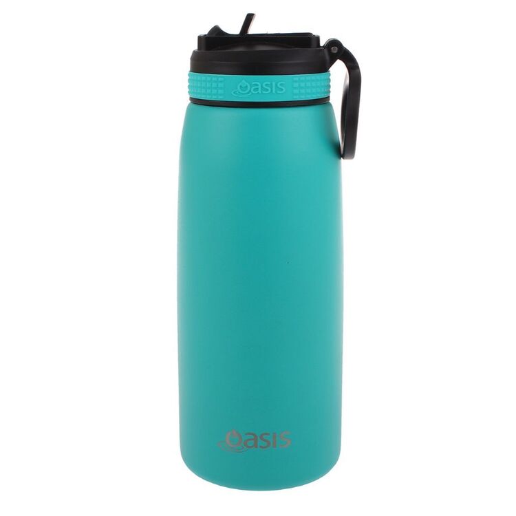 Oasis 780 ml Stainless Steel Double Wall Drink Bottle with Sipper Turquoise