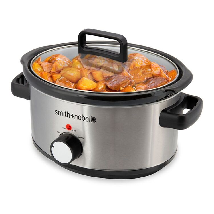 Smith & Nobel 3.5L Slow Cooker Stainless Steel IA3711