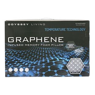 Odyssey Living Graphene Infused Memory Foam Pillow Standard Standard