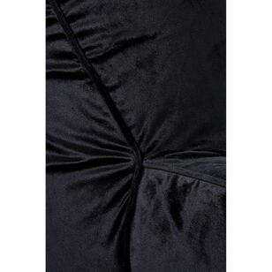 Soren Faux Fur Backrest Cushion Black