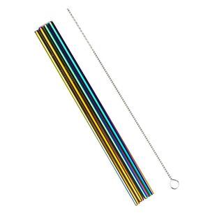 Smith & Nobel Stainless Steel Rainbow Straw Set