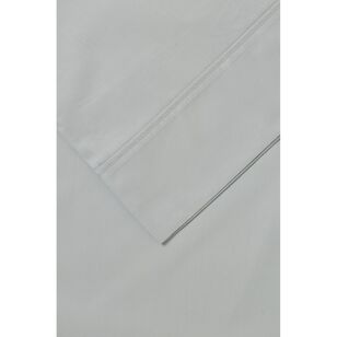 Dri Glo 400 Thread Count Cotton Sateen Sheet Set Silver King Bed
