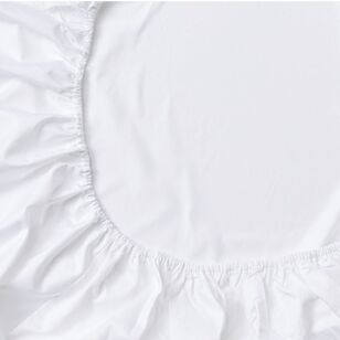 Elysian 500 Thread Count Egyptian Cotton Fitted Sheet White