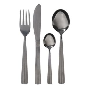 Smith & Nobel Soho 24-Piece Cutlery Set Black