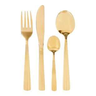 Smith + Nobel Soho 24-Piece Cutlery Set Gold