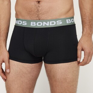 Bonds Men's Core Trunk 3 Pack Black