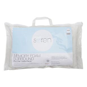 Soren Memory Foam Surround Pillow 2 Pack