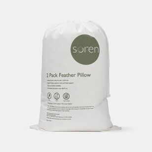 Soren Feather Pillow 2 Pack