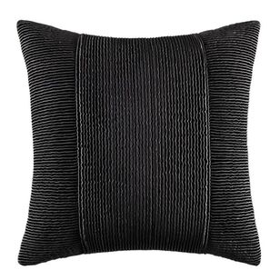 Kas Linea Cushion 50x50cm Black 50 x 50 cm