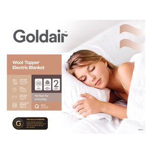 Goldair Platinum Australian Wool Electric Blanket Queen