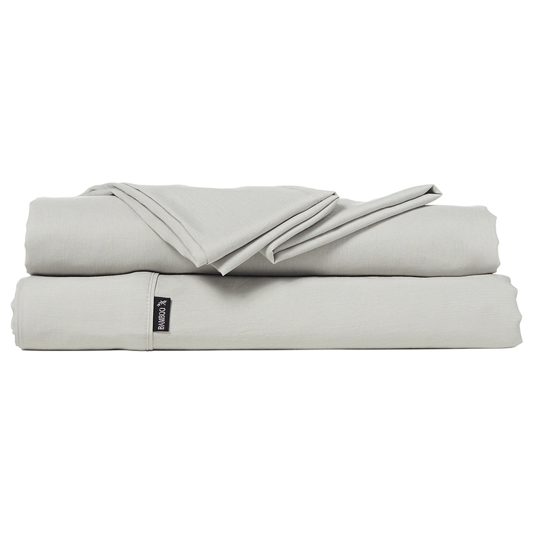 Ramesses 2000 Thread Count Bamboo Cooling Sheet Set Silver