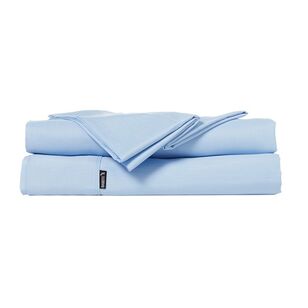 Ramesses 2000 Thread Count Bamboo Cooling Sheet Set Steel Blue King Bed