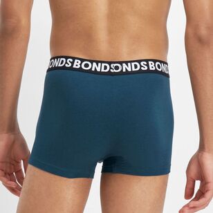 Bonds Men's Everyday Trunk 3 Pack Black & Blue Grey
