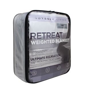 Odyssey Living Weighted Blanket 5kg Charcoal