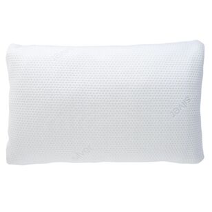 Ardor Shred Memory Foam Silver Pillow Cover Standard Standard