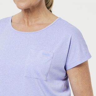 Diadora Women's Active Pocket T-Shirt Lavender