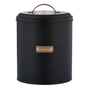 Typhoon Living Otto 2.5L Compost Caddy Black