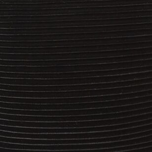 Elysian Velvet Pleat Cushion 50x50cm Black 50 x 50 cm