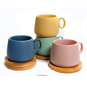 Coffee Culture 250 ml Coffee & Tea Cup with Coasters Matte