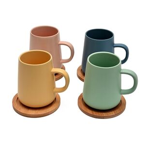 Coffee Culture 320 ml Coffee & Tea Cup with Coasters Matte