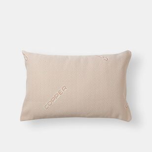 Soren Copper Cover Pillow Protector 2PK White White