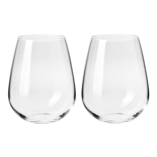 Krosno Duet 500 ml 2-Piece Stemless Wine Glass Set