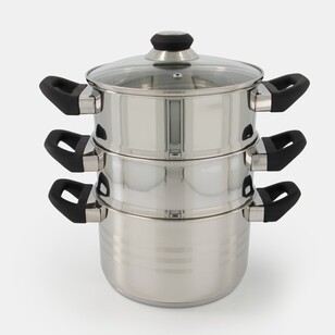 Smith + Nobel Traditions 20 cm 3-Piece Stainless Steel Steamer Set