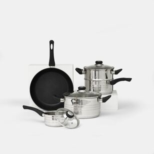 Smith + Nobel Traditions 5-Piece Stainless Steel Cookset