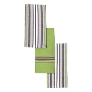 Smith + Nobel Normandy 70 x 45 cm Tea Towel 3 Pack Green