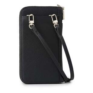 Madison Women's Hallie Large Tech/Wallet Crossbody Bag Black