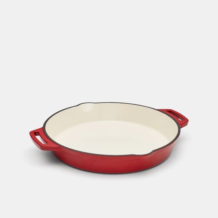 S&N By Miguel Cast Iron Red Paella Pan 30cm