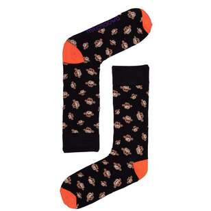 Mitch Dowd Men's Bamboo Animals Sock 2 Pack Multicoloured 8 - 13