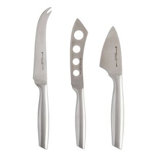 Maxwell & Williams Stanton 3-Piece Cheese & Knife Set Stainless Steel