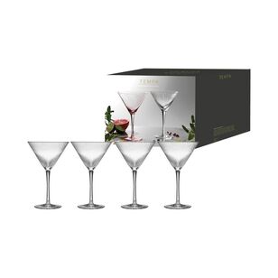 Tempa Esme Martini Glass 4 Pack Clear