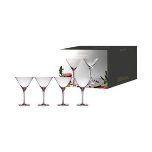 Tempa Esme Martini Glass 4 Pack Blush