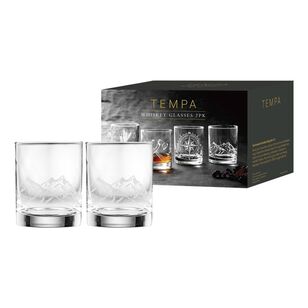 Tempa Atticus Compass Whiskey Glass Set 2 Pack