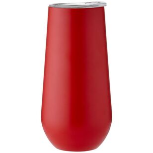 Porta Portables Stainless Steel Champagne Tumbler Red