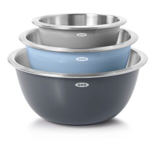 OXO Good Grips 3-Piece Stainless Steel Insulated Mixing Bowl Set