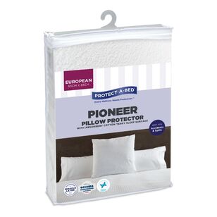 Protect-A-Bed Pioneer Cotton Terry Pillow Protector White