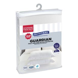 Protect-A-Bed Guardian Dynatex Pillow Protector 2 Pack White Standard