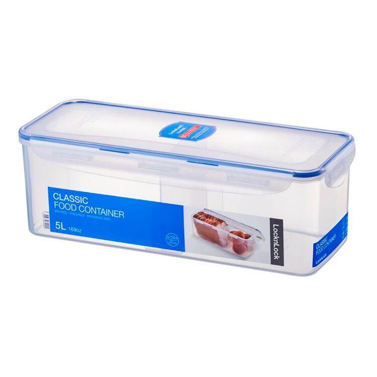 Lock & Lock Classic 5L Tall Rectangle Container with Divider