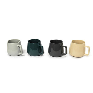 Coffee Culture 400 ml Ceramic Mug 4 Pack Gloss