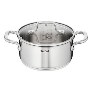 Tefal Virtuoso 20 cm Induction Stainless Steel Saucepan with Lid