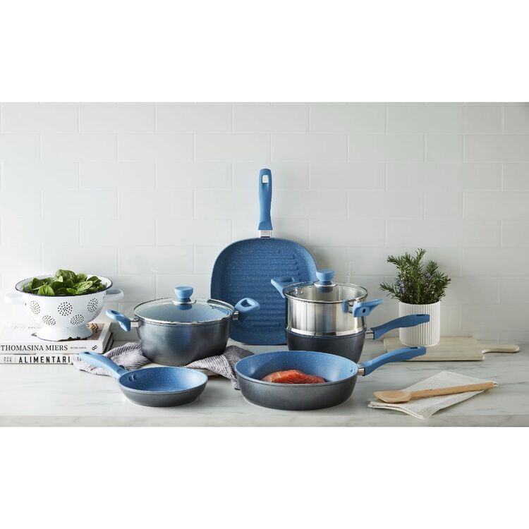 Smith + Nobel Stone Plus 6Piece Cerulean Cookware Set