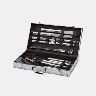Smith + Nobel Traditional 18-Piece Stainless Steel BBQ Toolset In Carrying Case